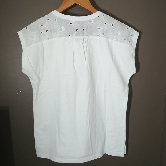 Woolrich Womens Cap Sleeve Tee Shirt - Size S - Pre-owned - ZKT6Y6 - Picture 2 of 7